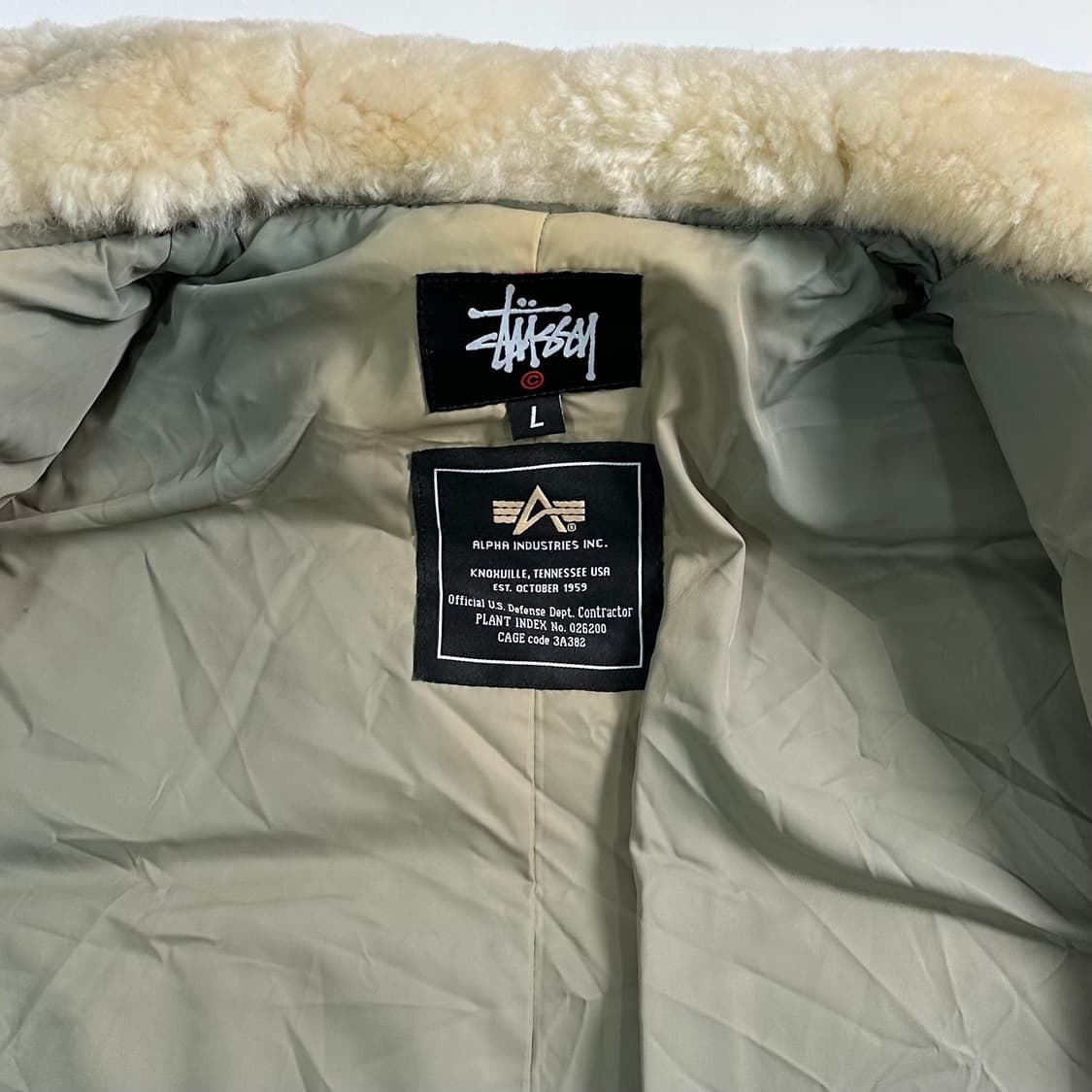 스투시 x 알파인더스트리 B-3 자켓  상품이미지8