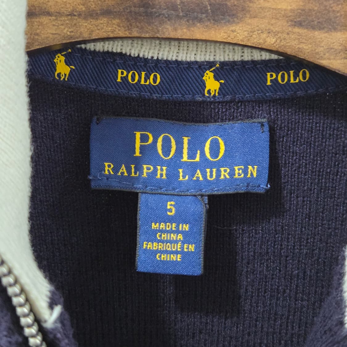 폴로랄프로렌 키즈 니트집업 5 상품이미지3