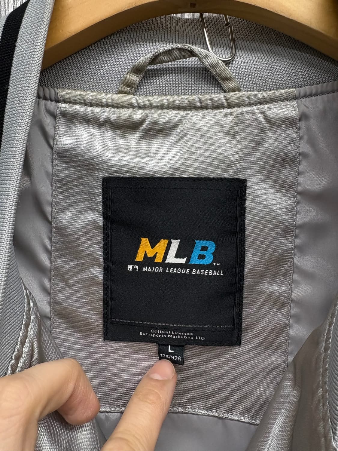 MLB 뉴욕 양키스 실버 스타장 야구 점퍼 바시티 자켓 상품이미지7