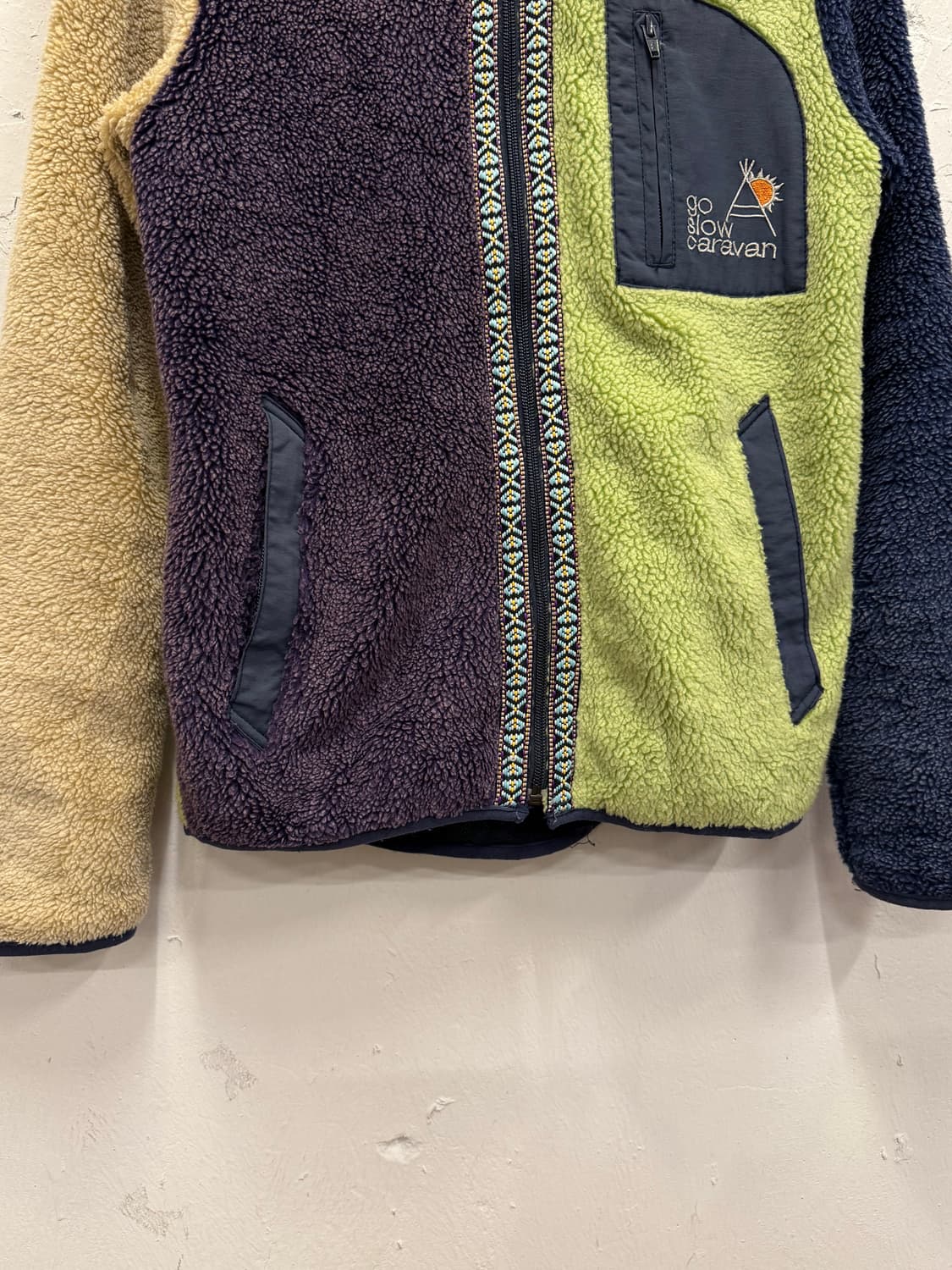 55) Go Slow Caravan Color-Block Fleece J 상품이미지4