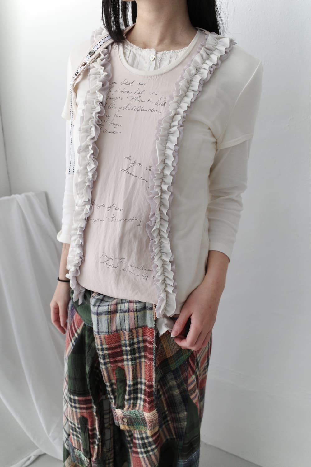 frill lettering half T  상품이미지6