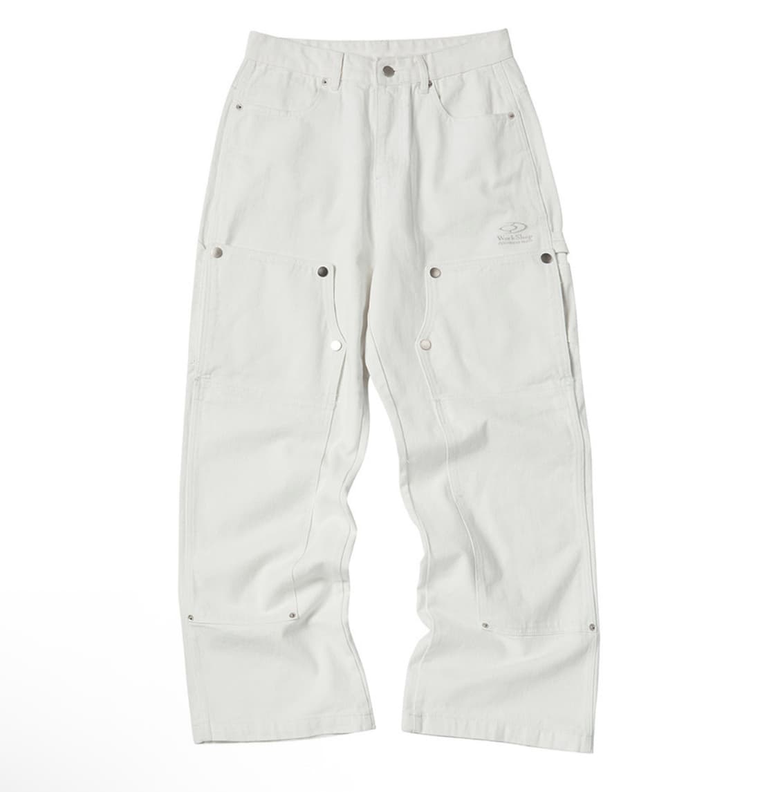 트래블 카펜터 데님 팬츠 아이보리 L 상품이미지2