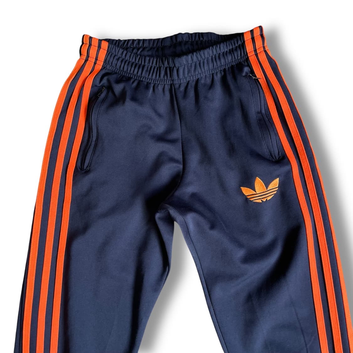 (밴딩) 빈티지 네이비 형광라인 트랙 팬츠 90 상품이미지3