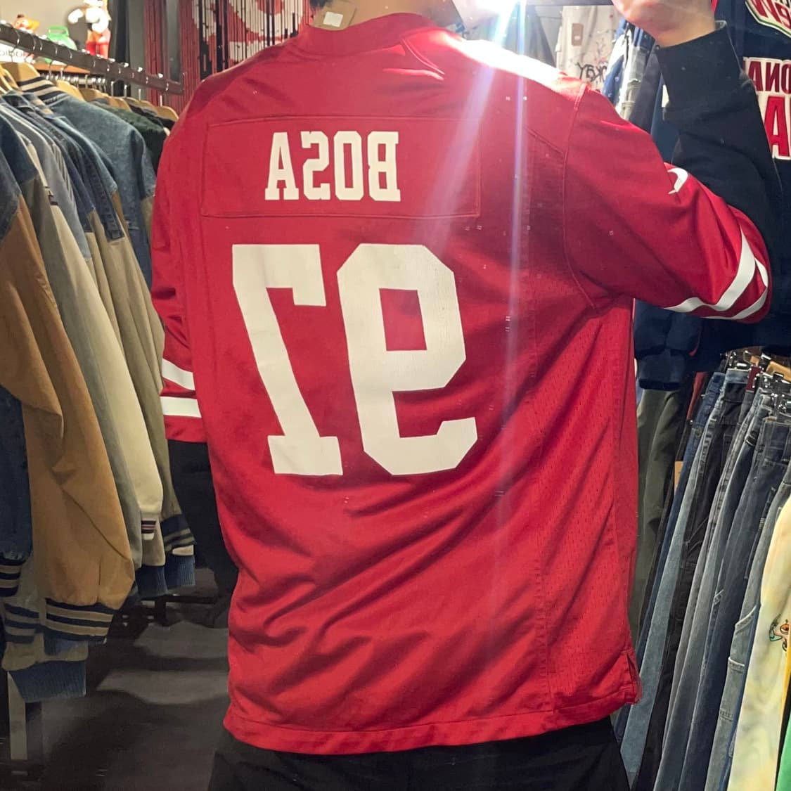 [IM] NFL X NIKE 레드 No.BOSA 반팔져지 상품이미지6