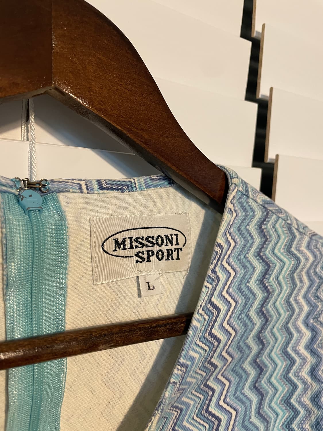 미쏘니 지그재그 슬리브리스 원피스 상품이미지6