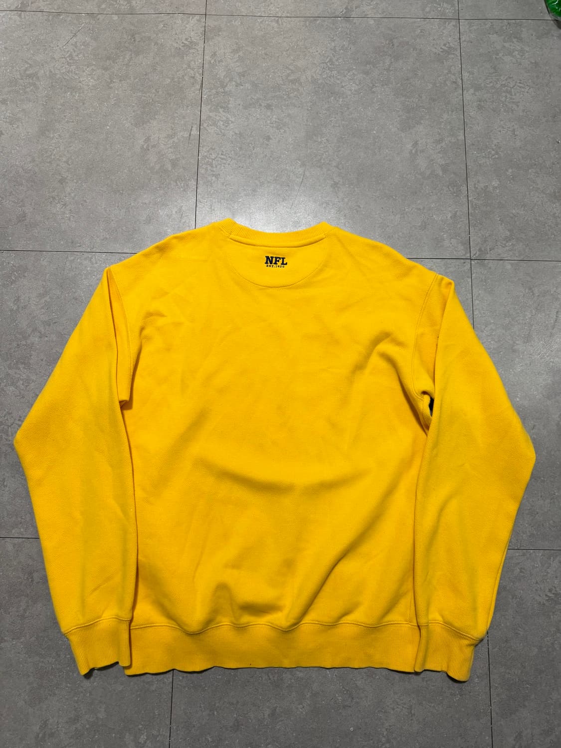 NFL  옐로우  빈티지  기모  스웻셔츠  95size   상품이미지7