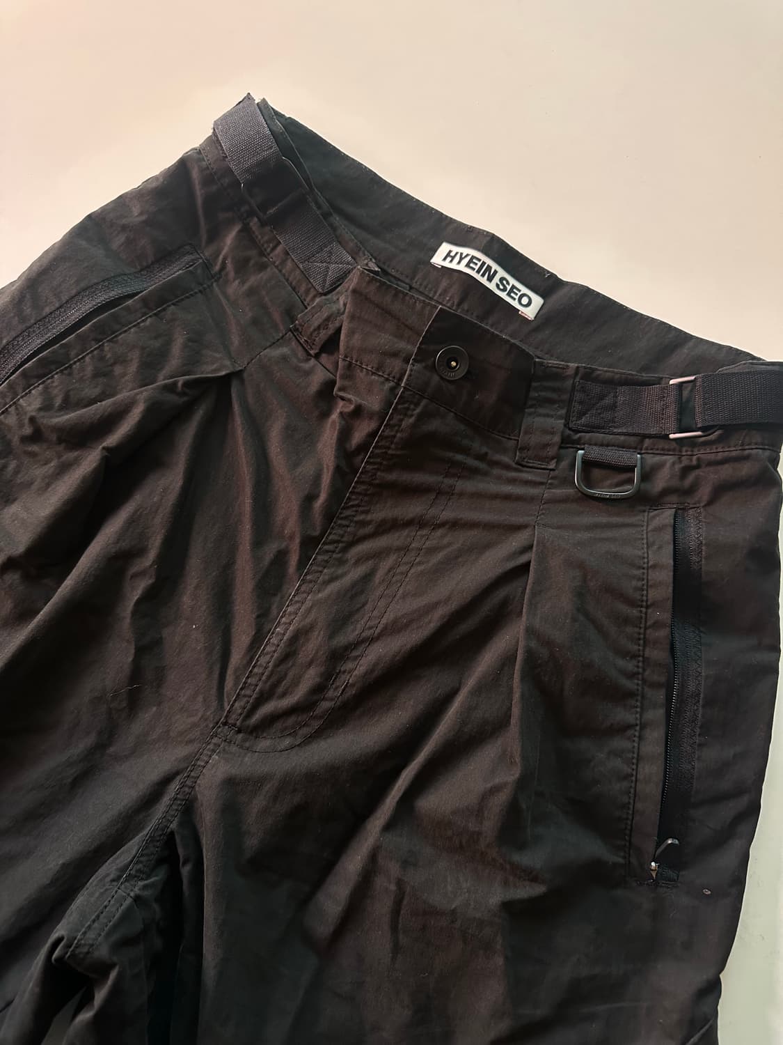 [2] 혜인서 밀리터리 카고팬츠 블랙 상품이미지1