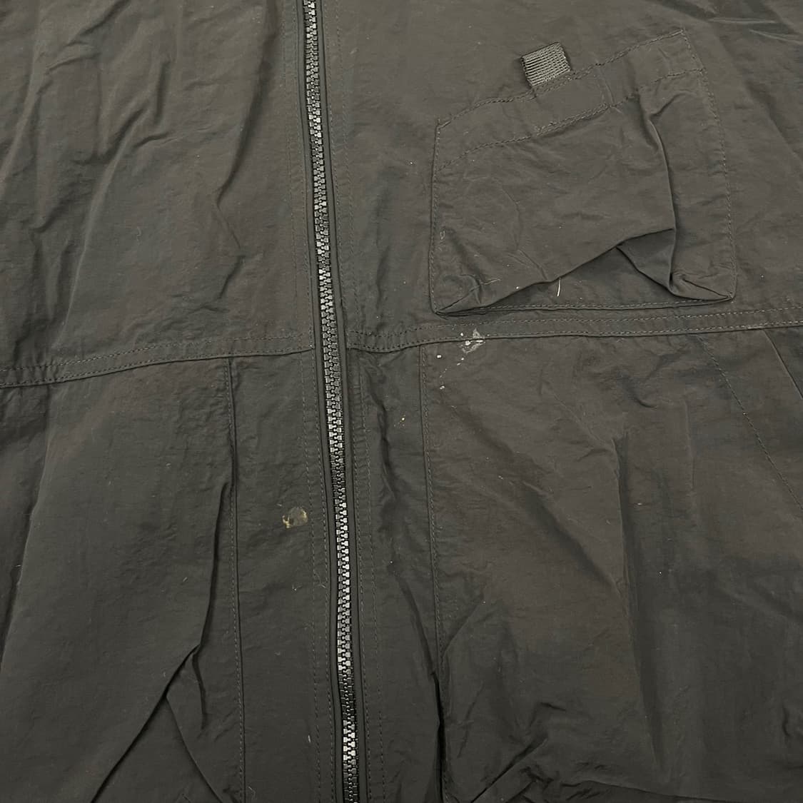 [정품/XL] 에스피오나지 블랙 후드 바람막이 자켓 b10 상품이미지5