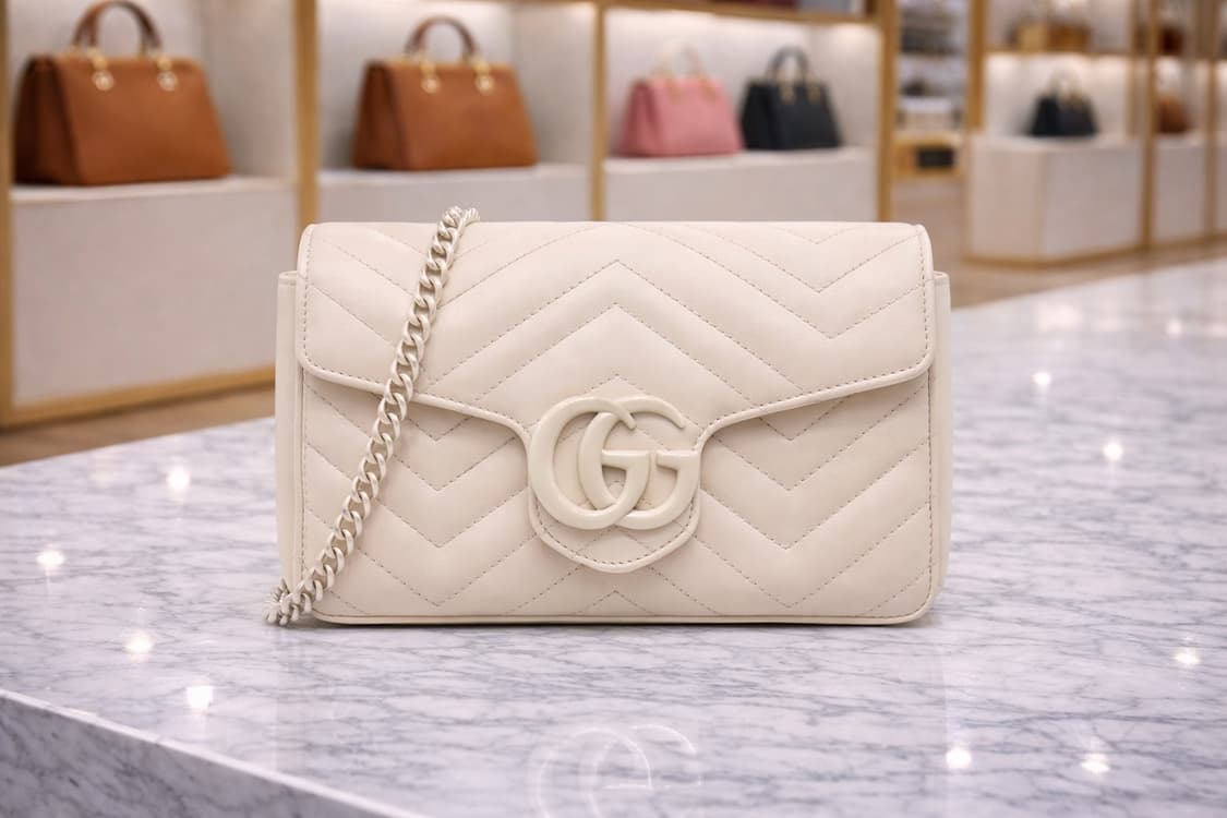 [S급] 구찌 GG 마몽 마틀라세 체인백 슈퍼 미니 판매합니다!!! 상품이미지1