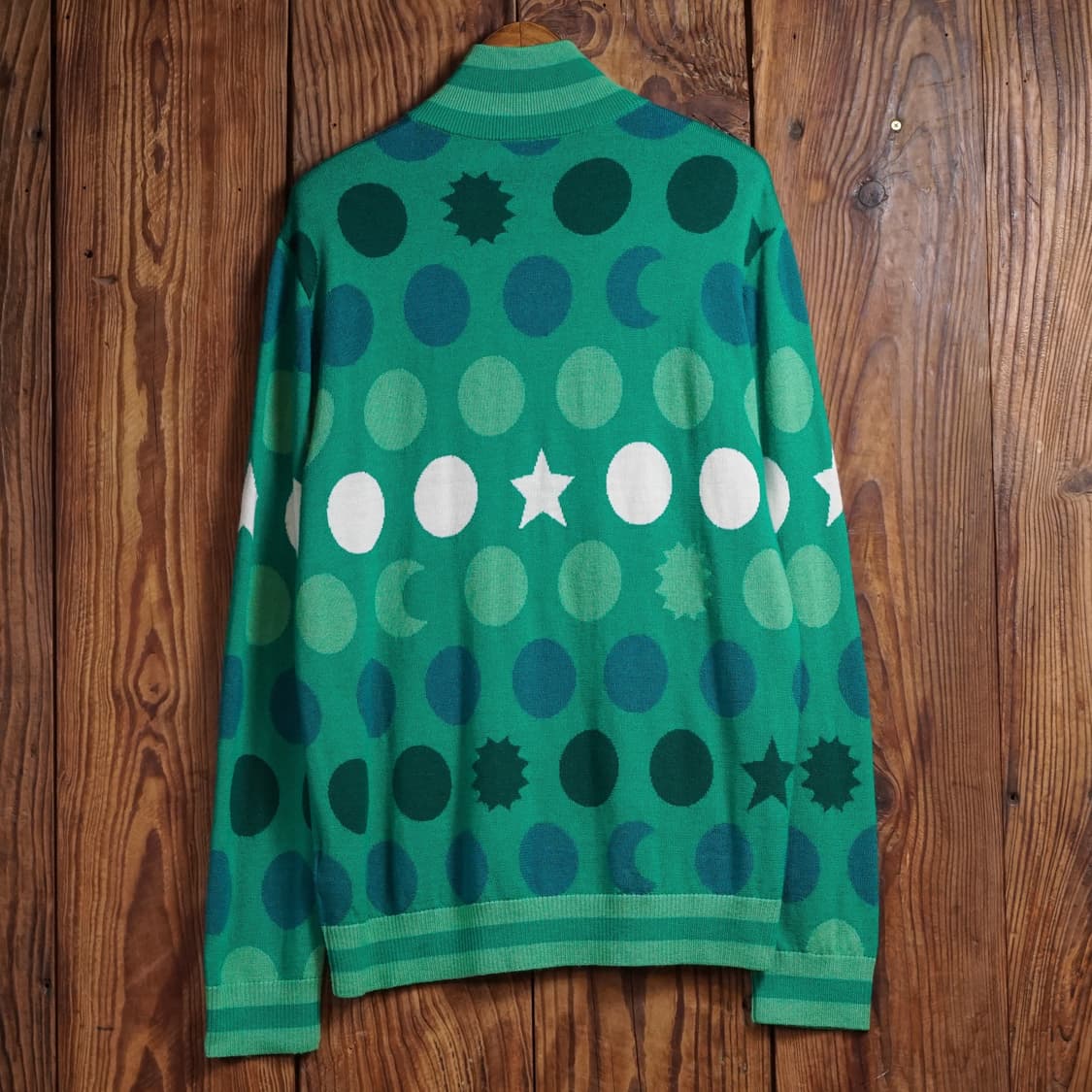 찰스제프리 러버보이 Runes 그래픽 니트 집업 상품이미지4