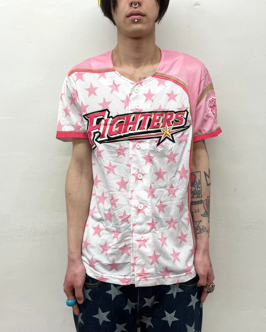 Baseball Pink Star T-shirt  상품이미지1