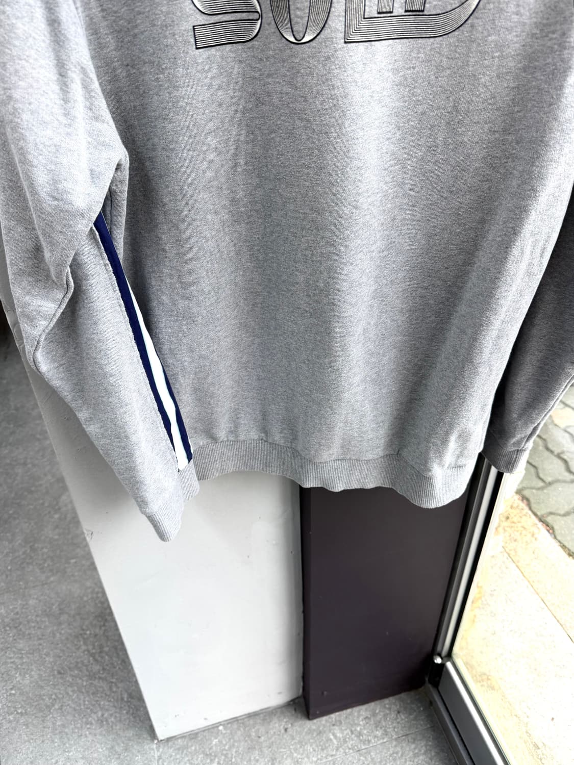 .46/ 솔리드옴므 백로고 셔츠레이어링 맨투맨 상품이미지7