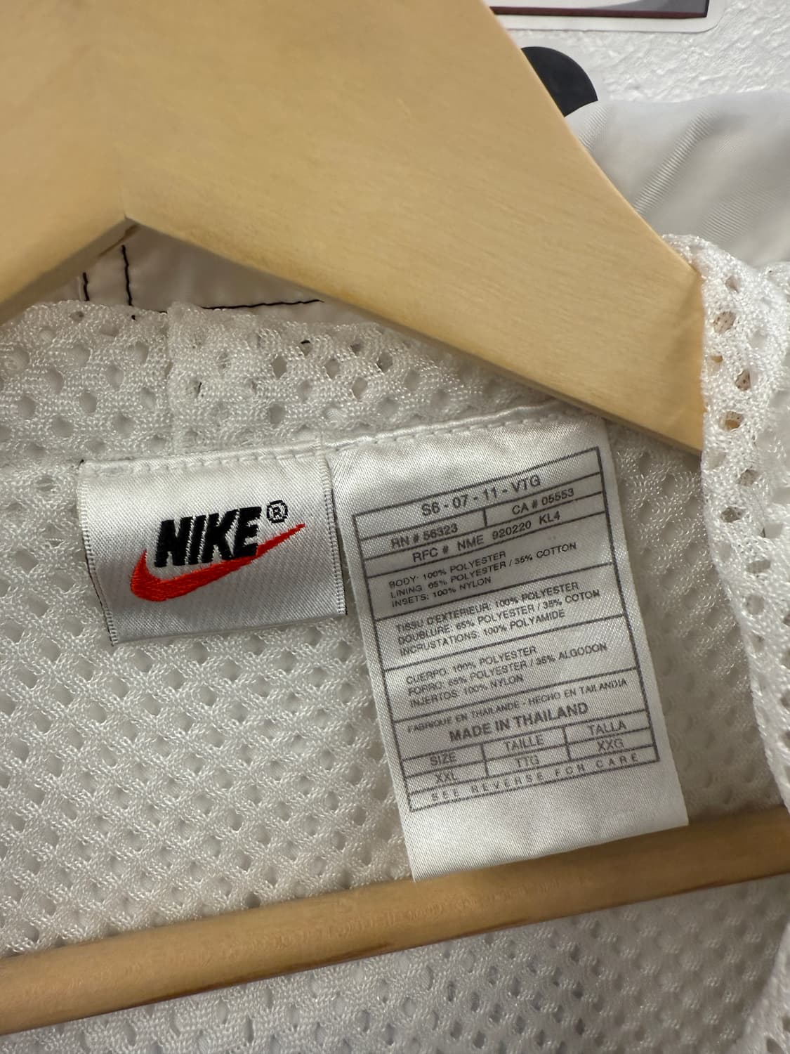 나이키 올드스쿨 스우시 사이드라인 풀오버 바람막이 XXXXL 상품이미지8