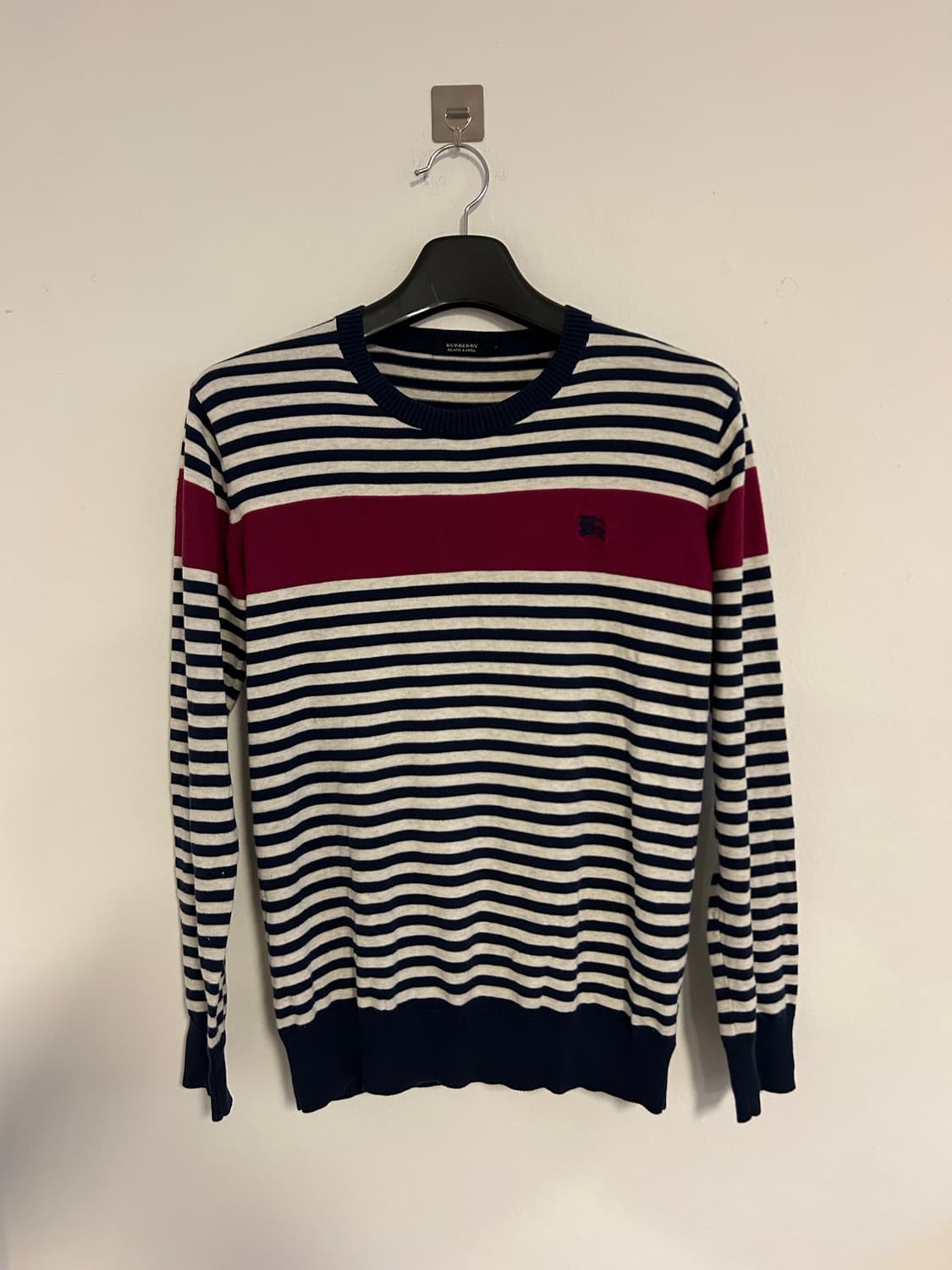 버버리 블랙라벨 코튼 스트라이프 니트 상품이미지1