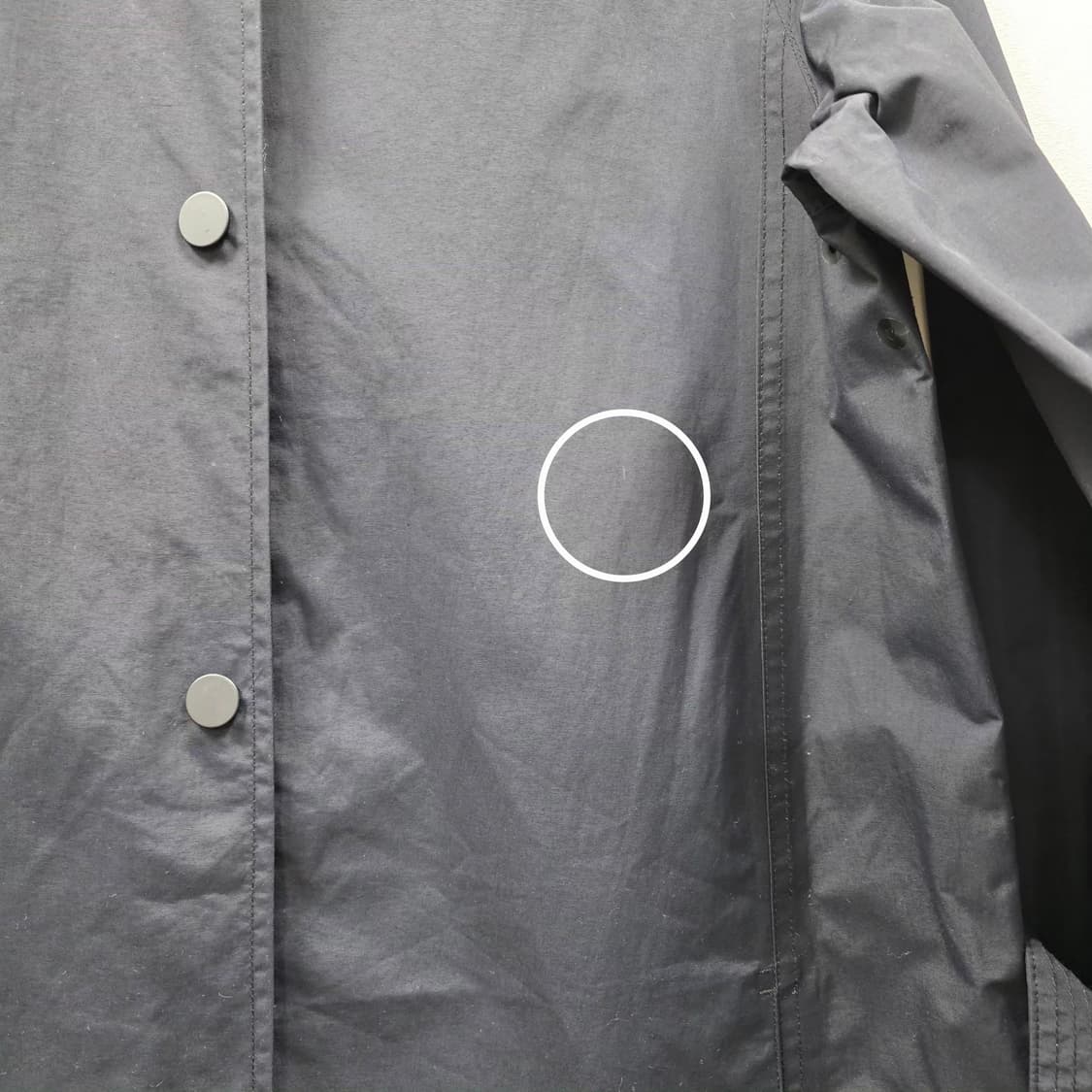 0811 유니클로 르메르 콜라보 트렌치코트 S 딥 네이비톤 상품이미지9