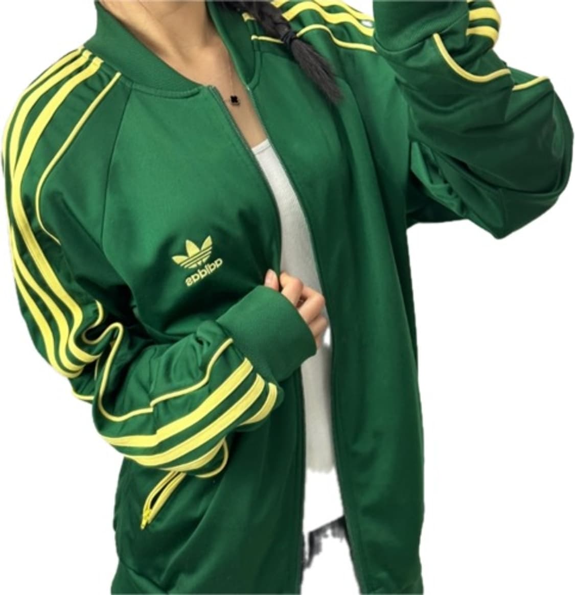 00s 아디다스 초록 파이어버드 바시티 트랙탑 희귀져지(110) 상품이미지1