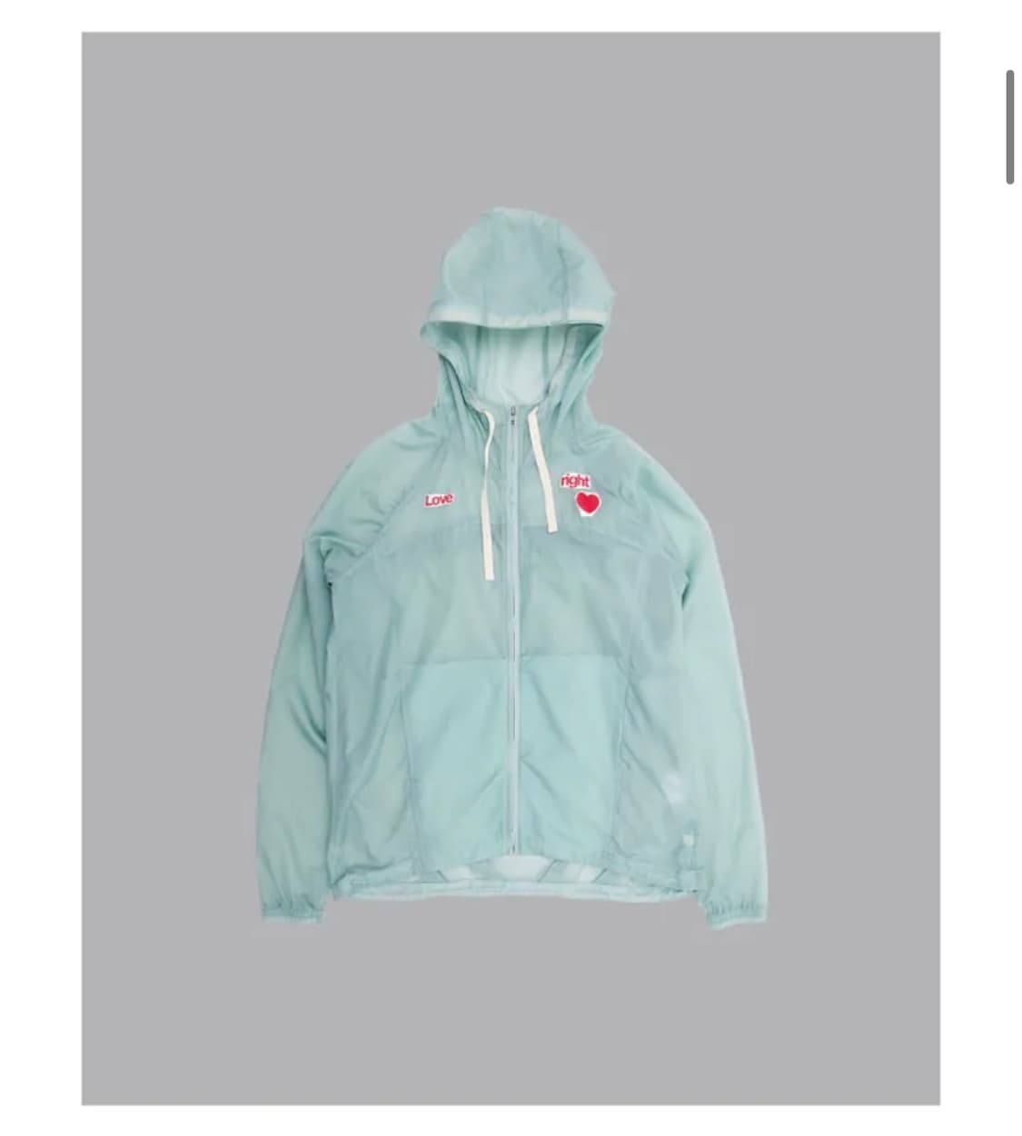더뮤지엄비지터 바람막이 윈트브레이커 라이트틸 LIGHT TEAL 상품이미지2