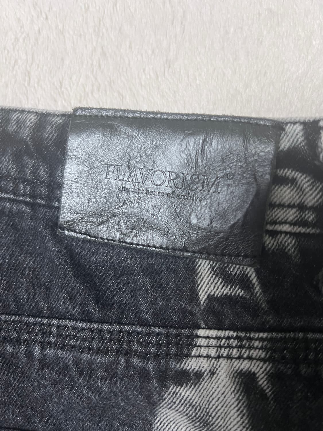 타이다이 워시드 카팬터 데님 팬츠 상품이미지3