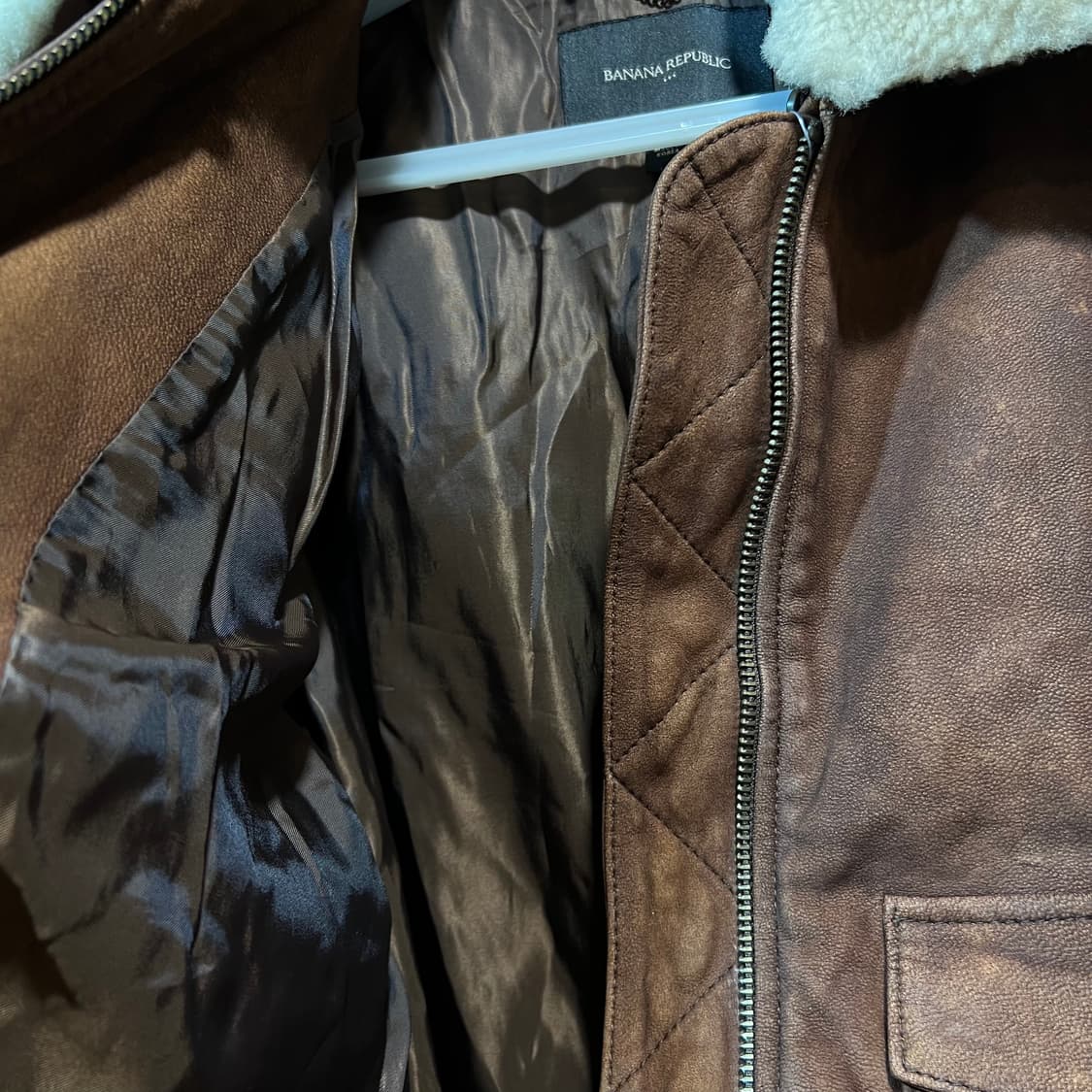 [M] BANANA REPUBLIC 바나나 리퍼블릭 스웨이드 무스탕  상품이미지5
