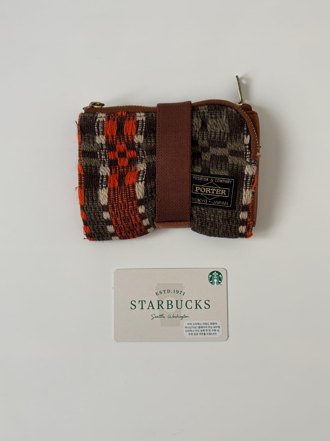 x BEAMS - Jacquard Fabric Zip Wallet 상품이미지9