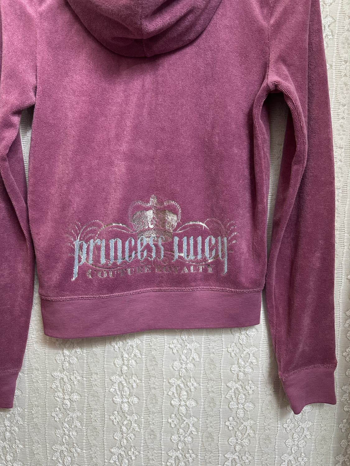 juicy couture 테리 후드 집업 (택O) 상품이미지4