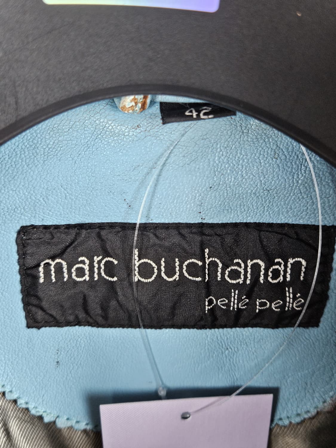 펠레펠레 모던올웨더기어 배색 트림 가죽 자켓 ( 42 ) / 10211  상품이미지8