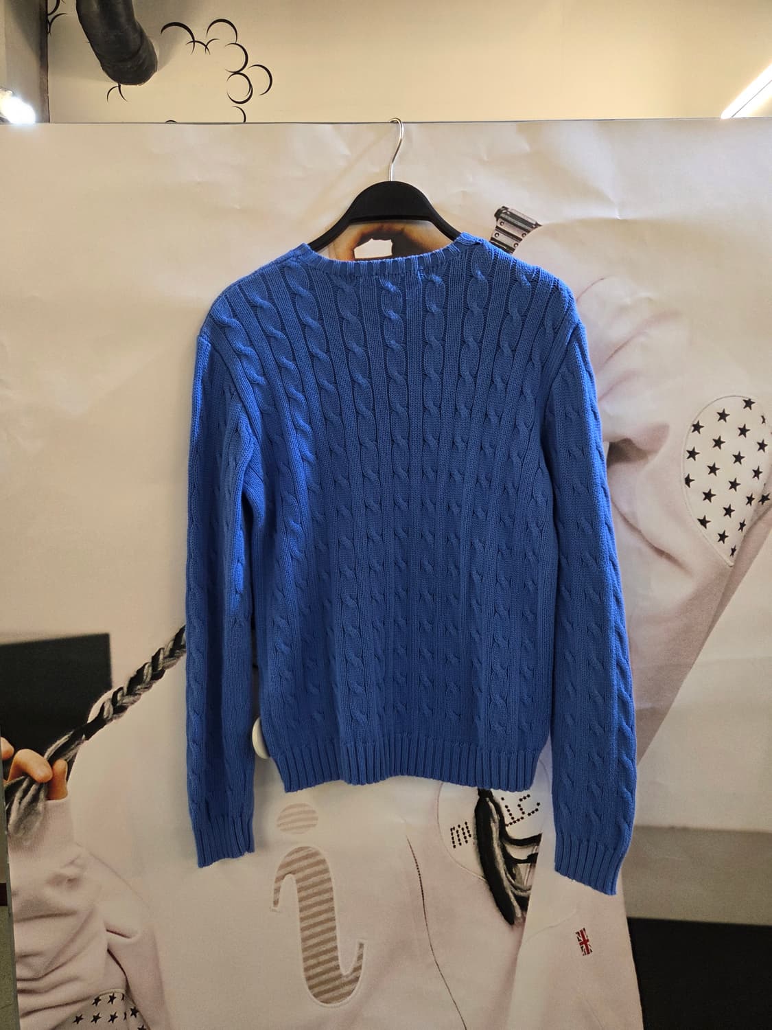 POLO 폴로 블루케이블니트 상품이미지6