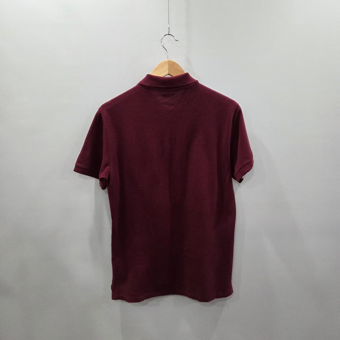 폴로랄프로렌 피케 카라 반팔티 버건디 L 상품이미지5