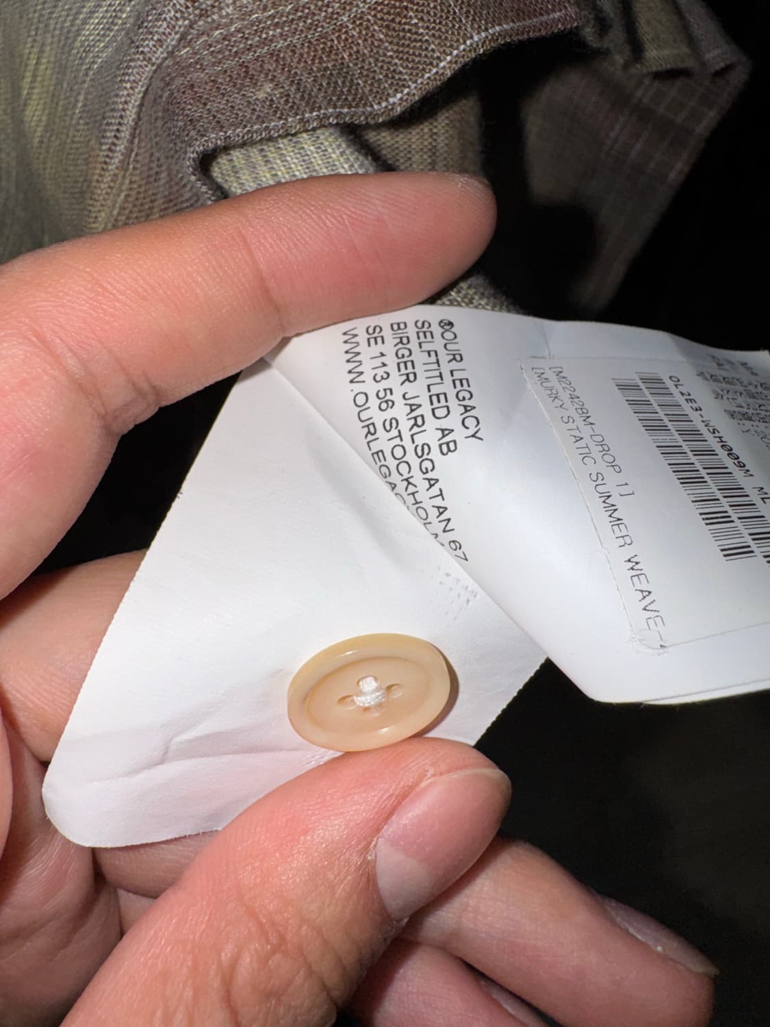 아워레가시 박스 셔츠 48사이즈 상품이미지5