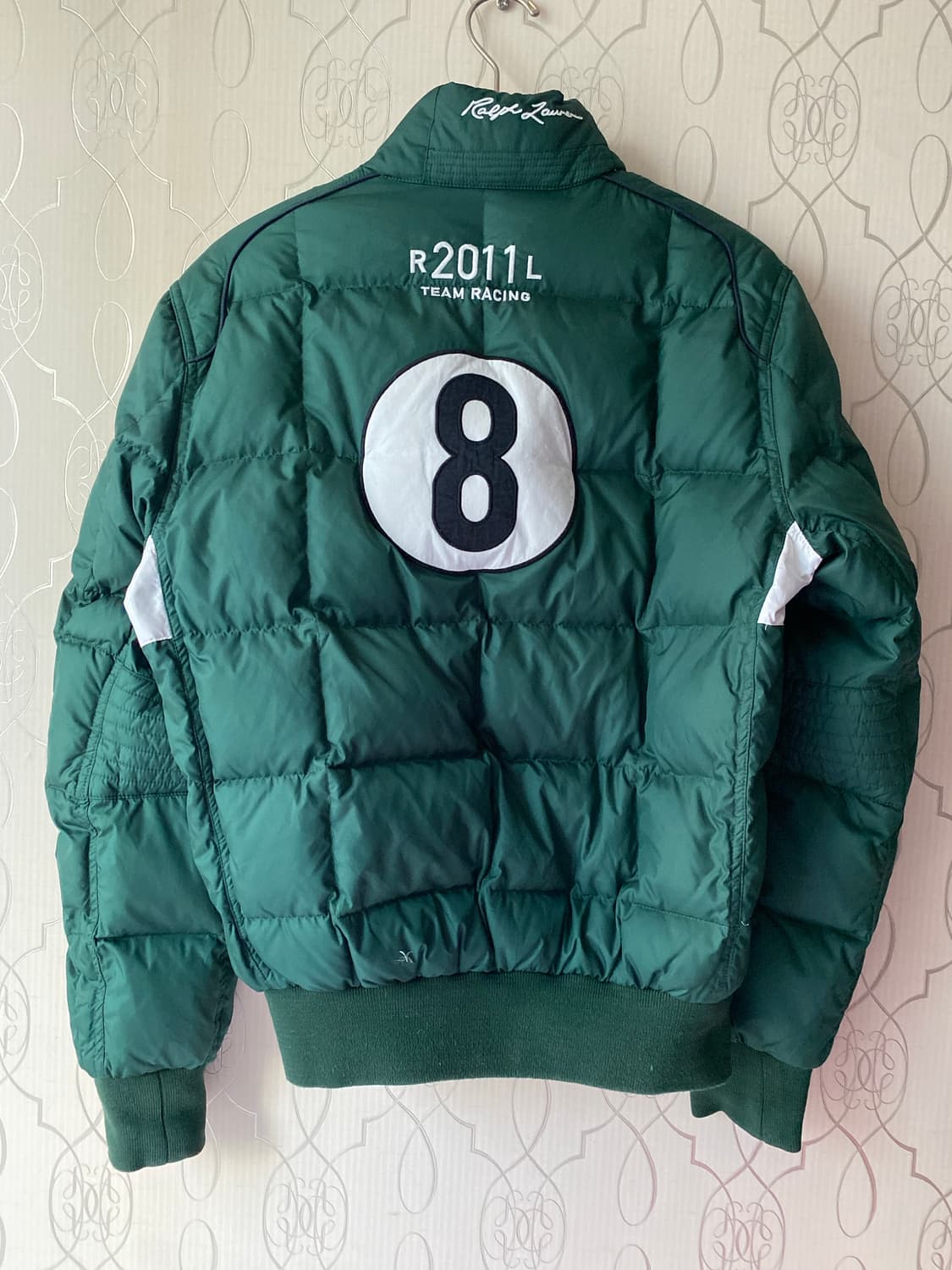 폴로 RL RACING 패딩 그린 M 상품이미지3