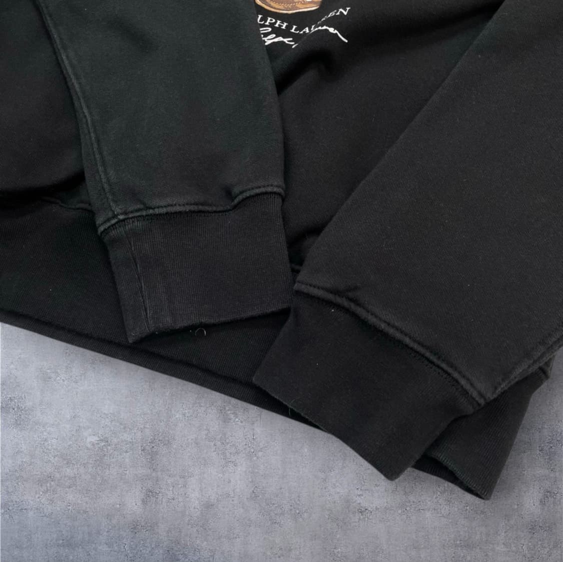 폴로 랄프로렌 블랙 홀리데이 베어 기모 후드티 S 상품이미지6