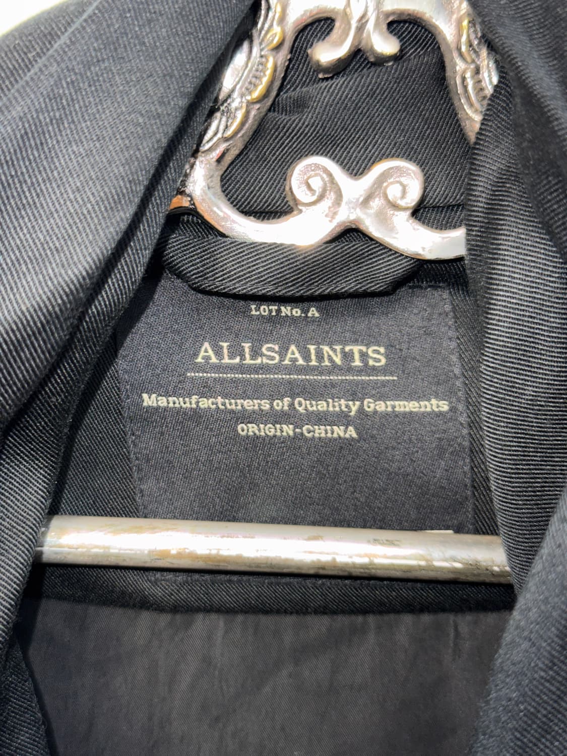 ALLSAINTS monument draped coat jacket 상품이미지7