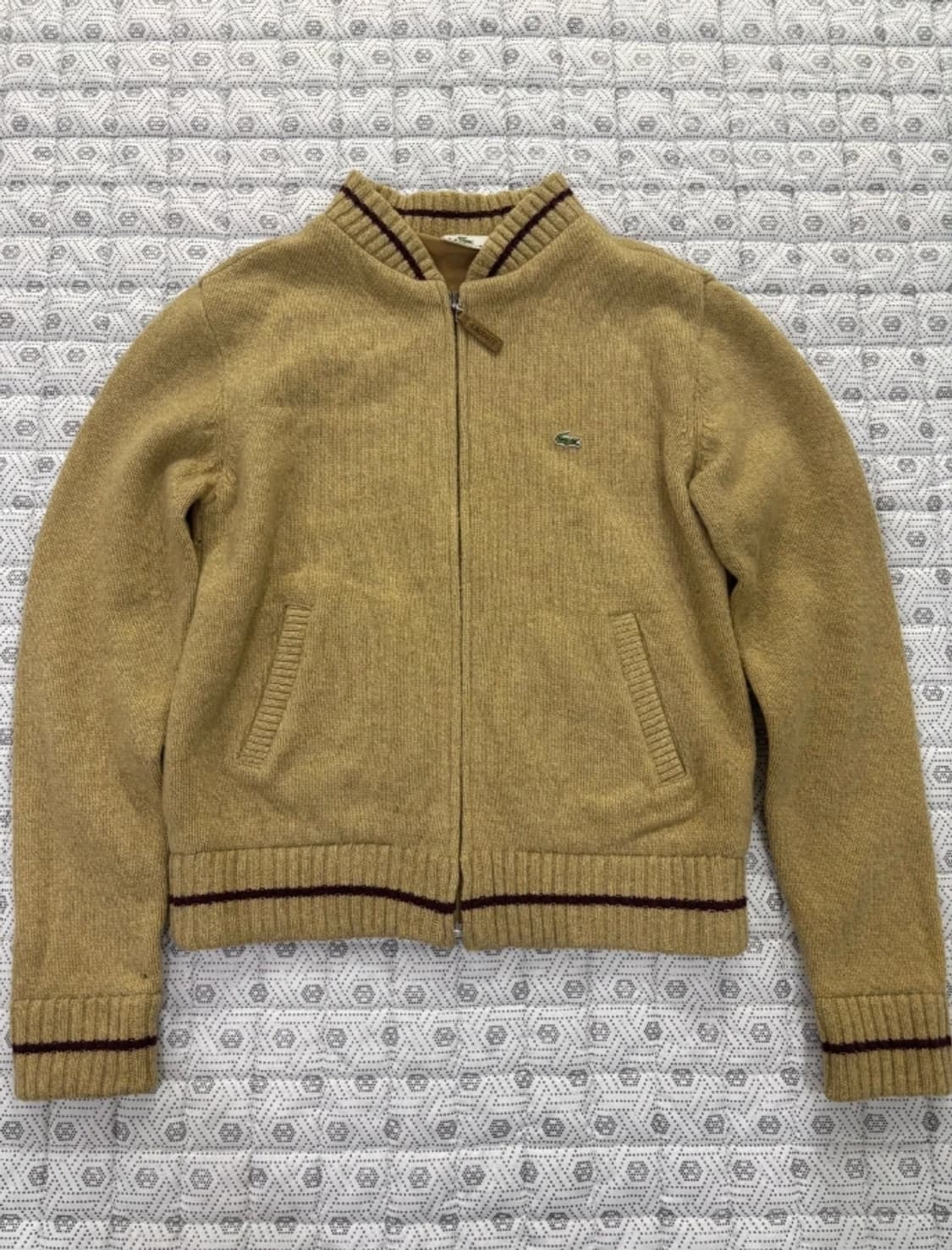 라코스테 니트 집업 가디건 ~55반 상품이미지2