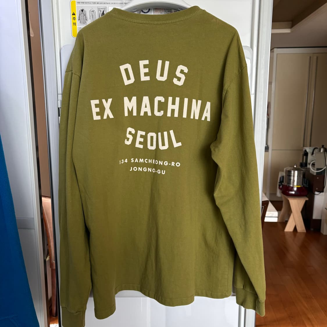 [L]DEUS 데우스엑스마키나 삼청 롱슬리브 그린 상품이미지1