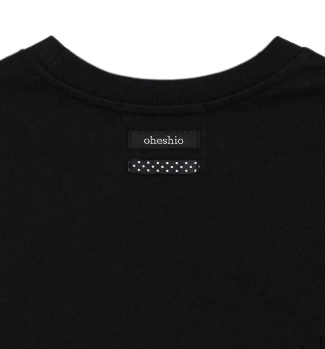 오헤시오 frill t-shirt (black) 상품이미지3