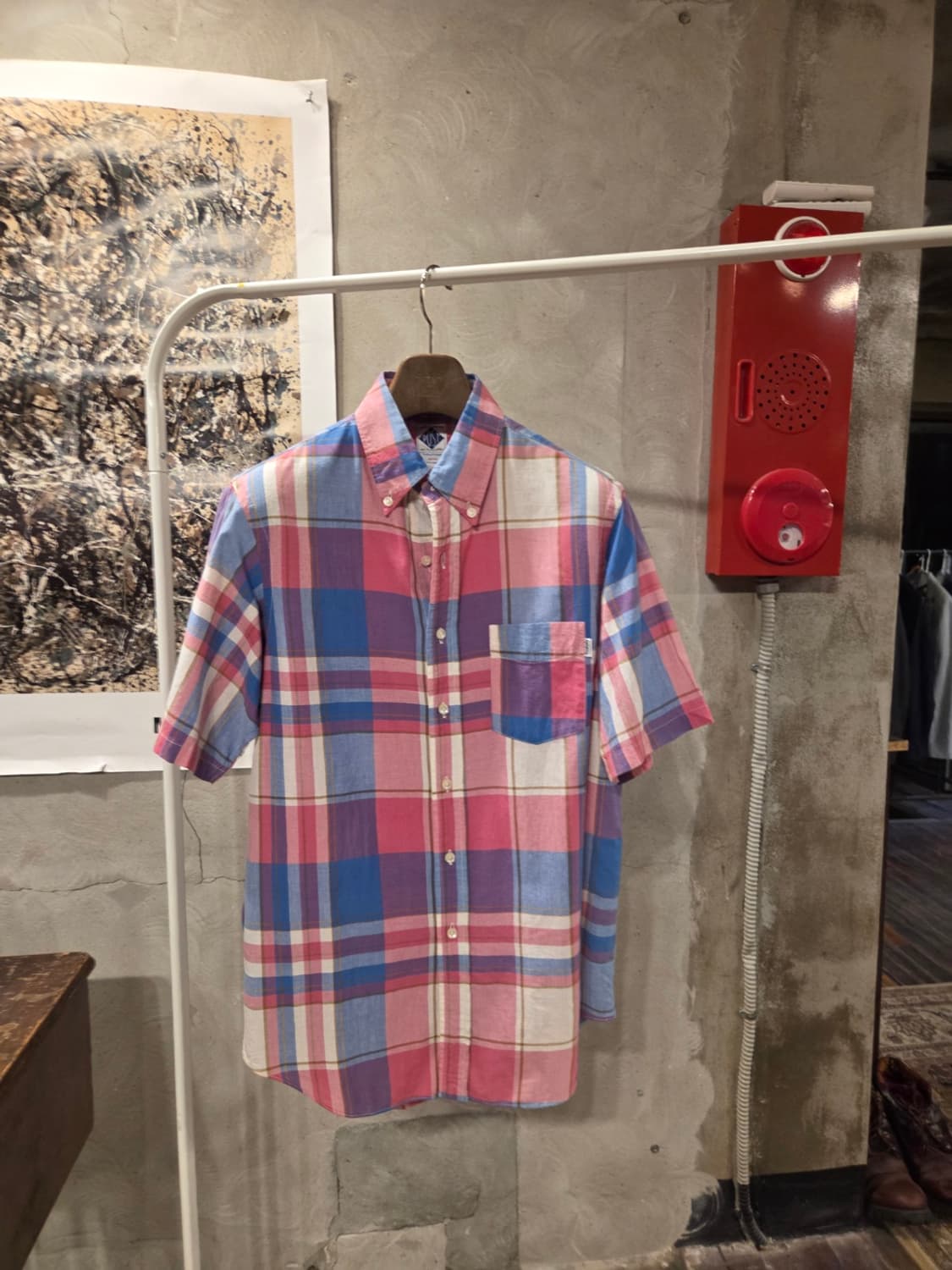 포스트 오버롤즈 마드라스셔츠 상품이미지6