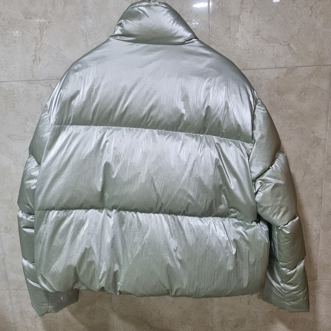 프라이 23FW 숏 푸퍼 패딩 자켓 라이트 그린 M사이즈 상품이미지3