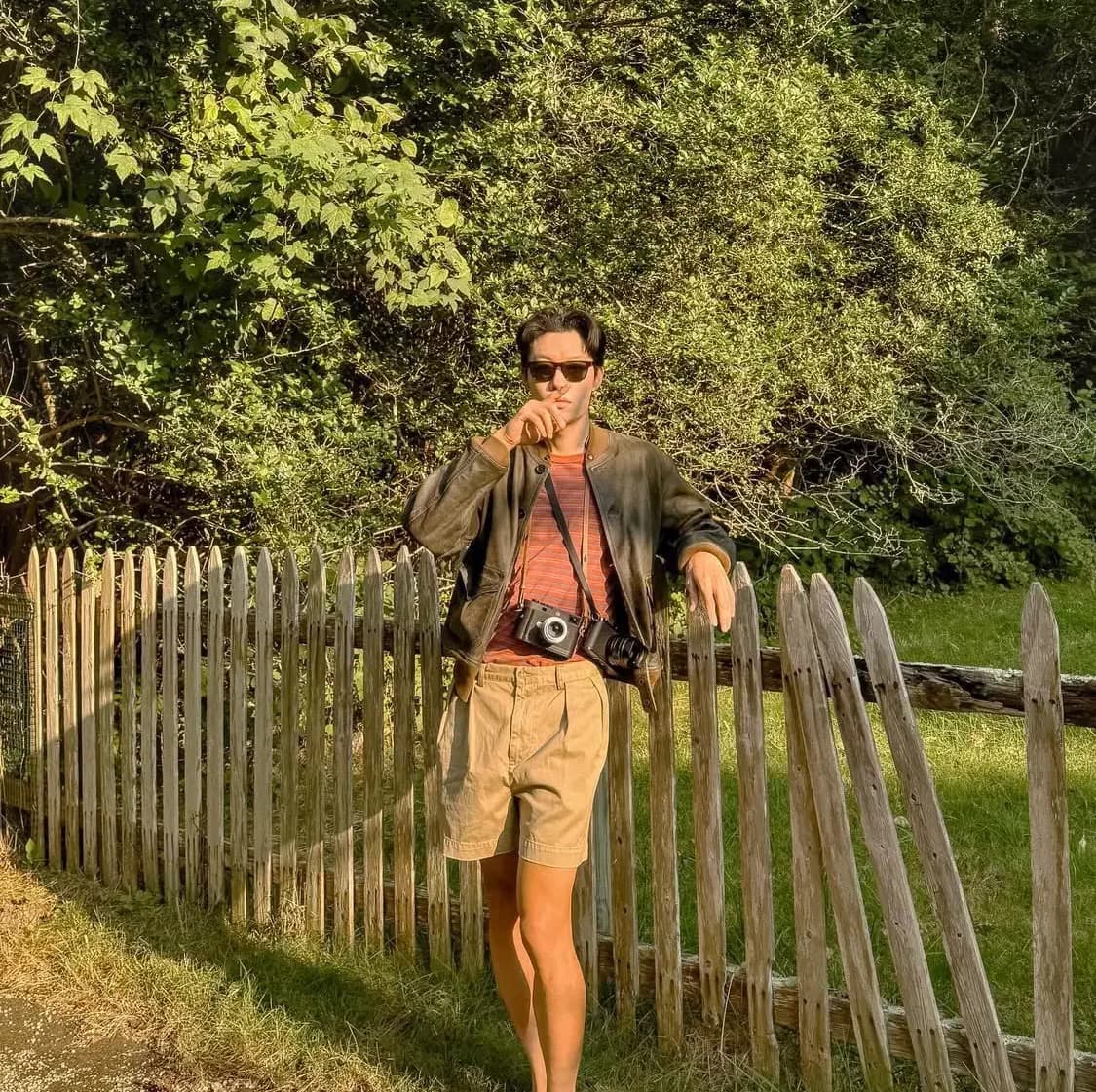 RRL 더블알엘 인디고 레더 보머 자켓 상품이미지2