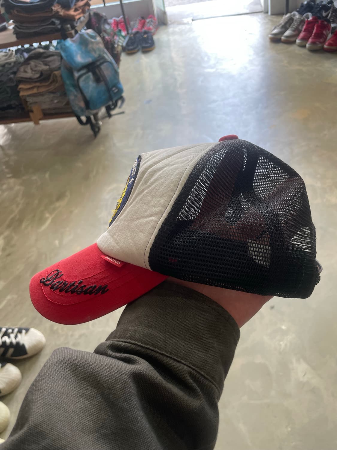 스튜디오 다치산 매쉬 트러커 캡 상품이미지3