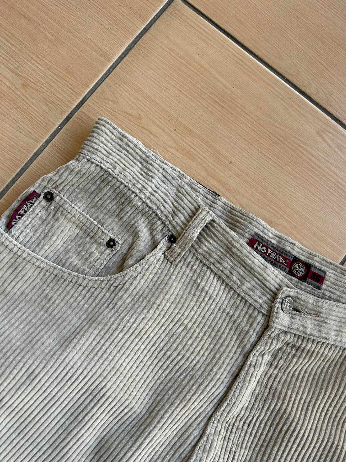 90‘s USA No fear 노피어 와이드 코듀로이팬츠 상품이미지2