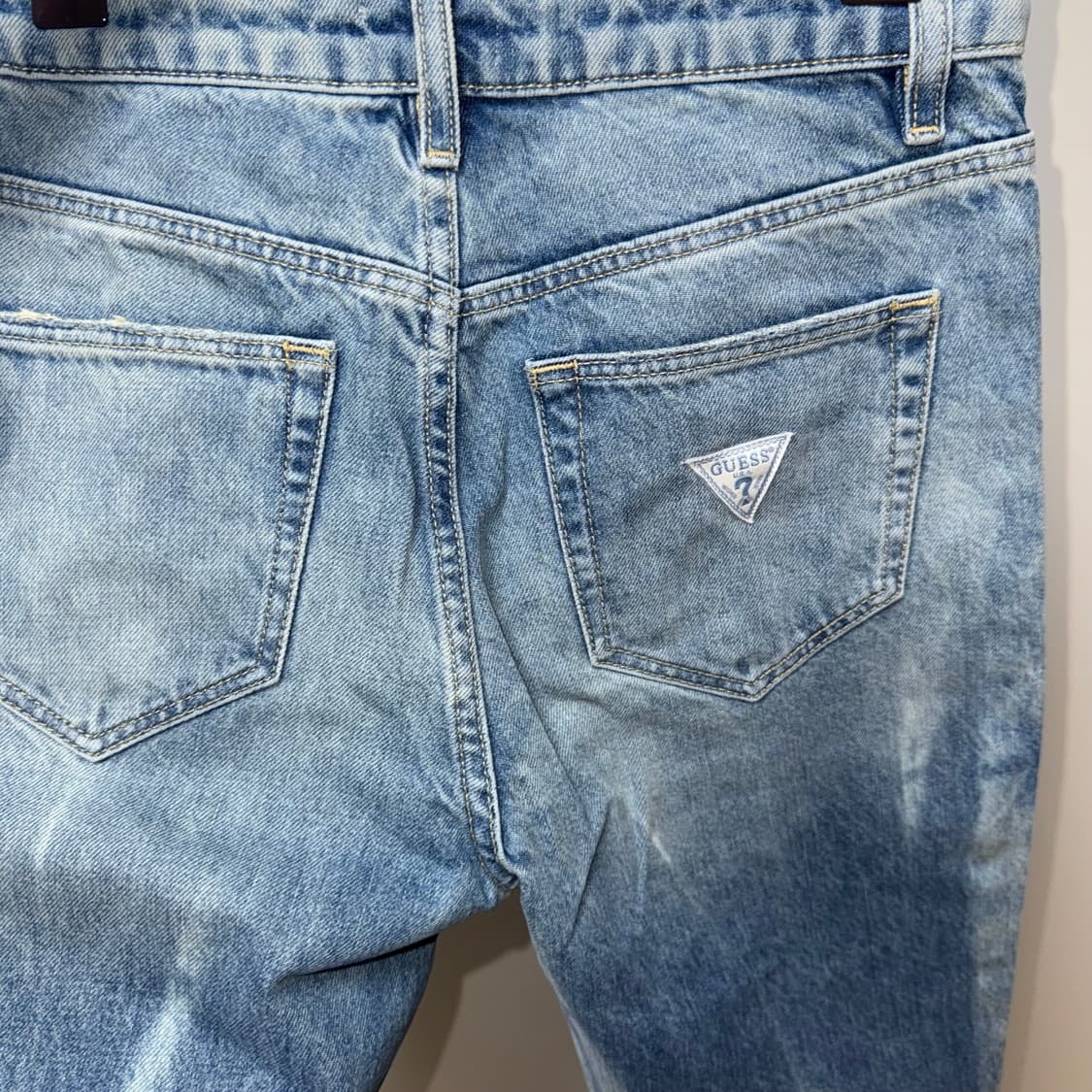 GUESS USA 블루 플레어 데님 진 24 사이즈 청바지 상품이미지7