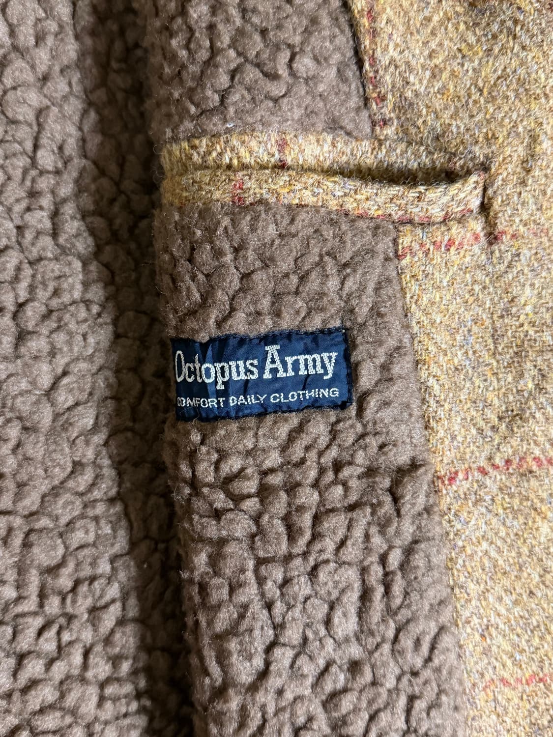 해리스트위드 트위드 시어링 코트 상품이미지7