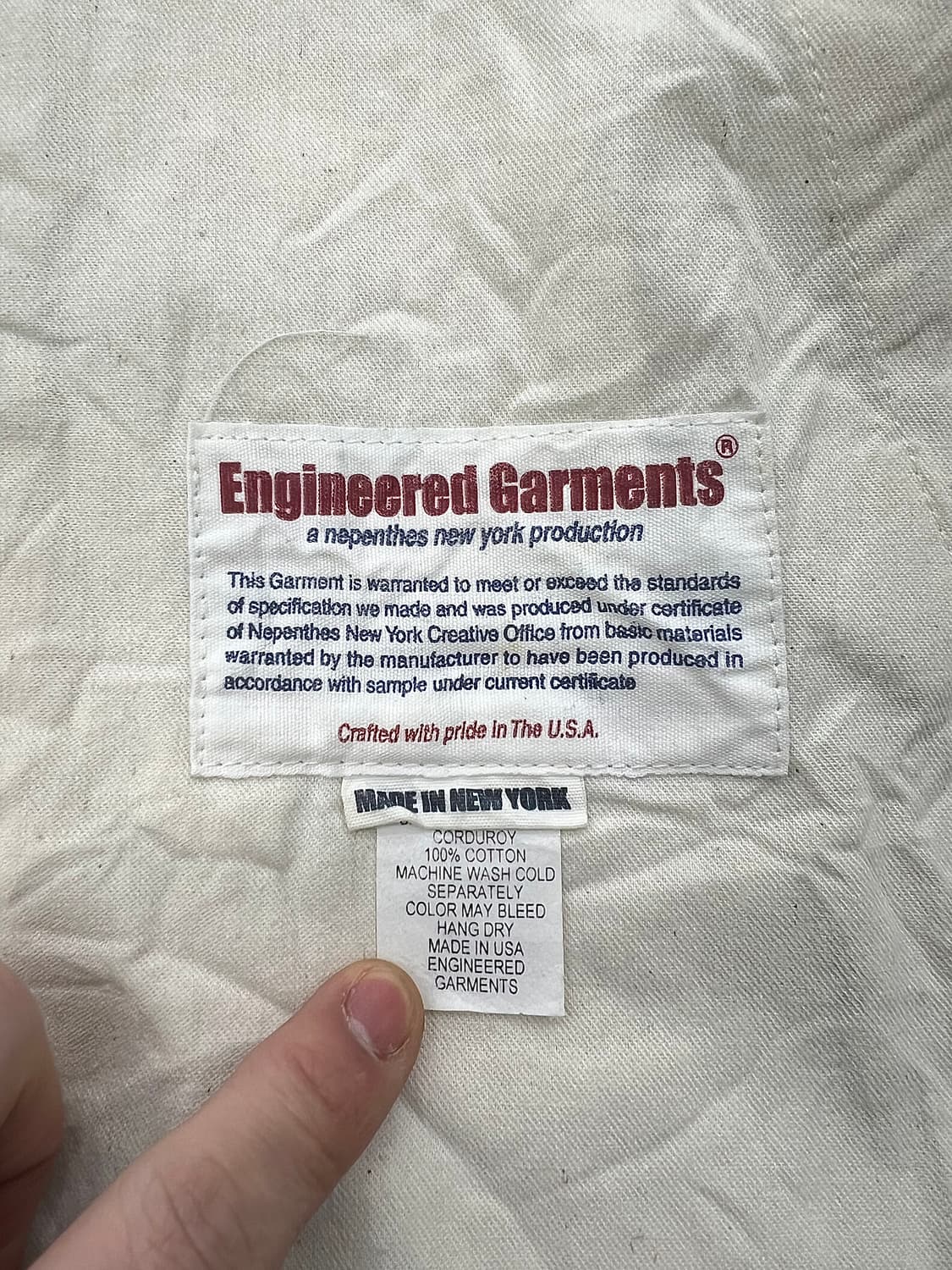 엔지니어드 가먼츠 업랜드 트래블러 유틸리티 포켓 데님 베스트 사이즈 S 상품이미지8