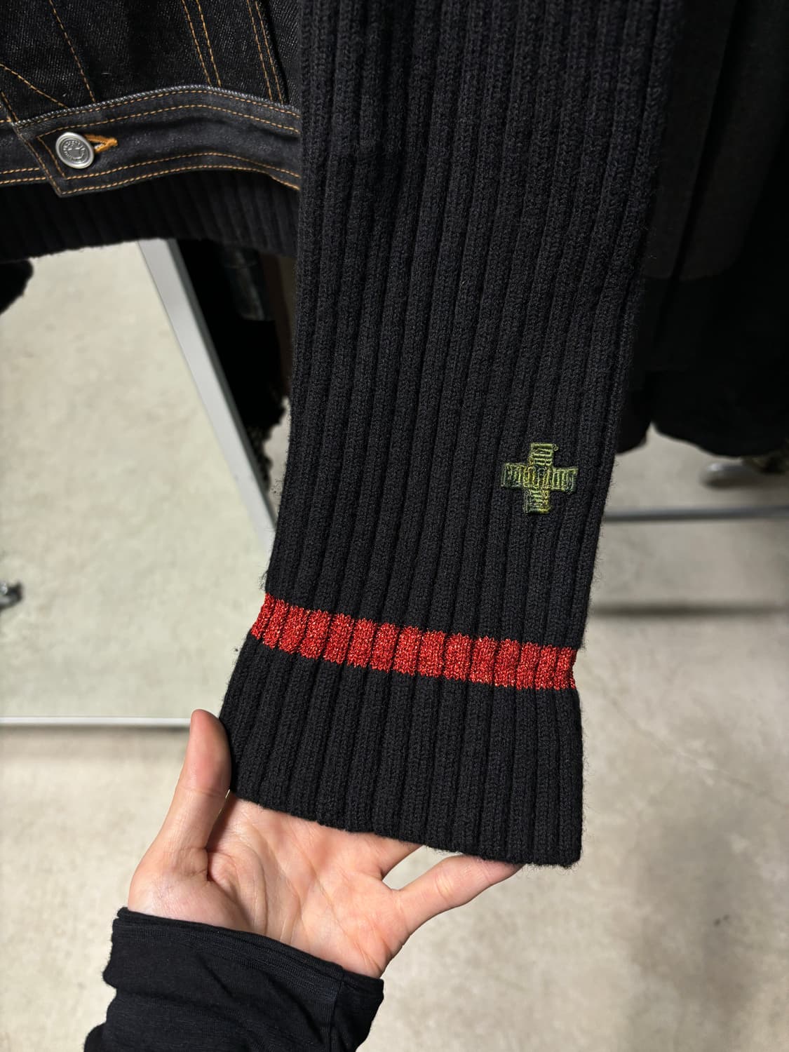 까스텔바작 니트 데님자켓  상품이미지5