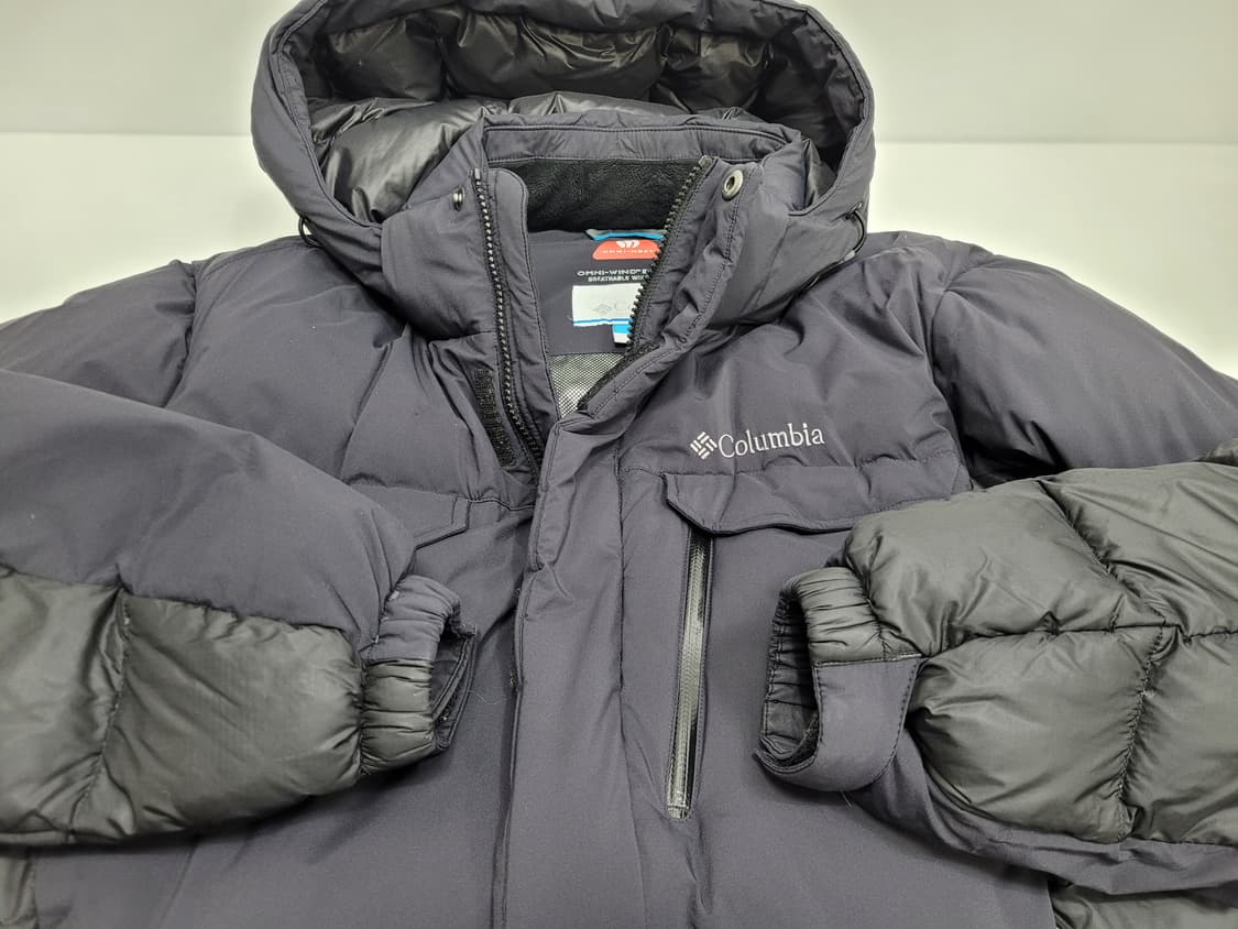 Columbia 컬럼비아 옴니히트 구스 다운 패딩 / 남 XL 블랙
 상품이미지3