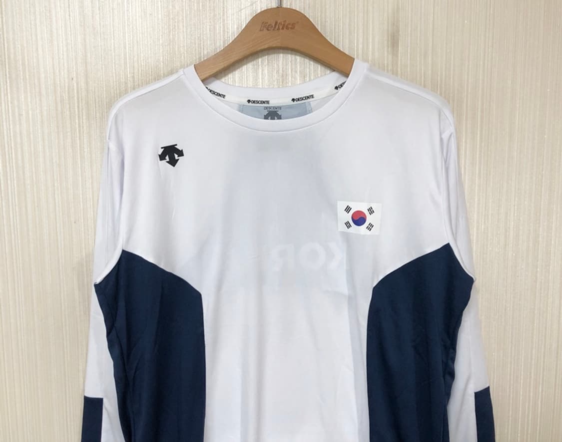 데상트국대 국대KOREA 국대트레이닝 긴팔티셔츠(흰) L(100) 상품이미지2