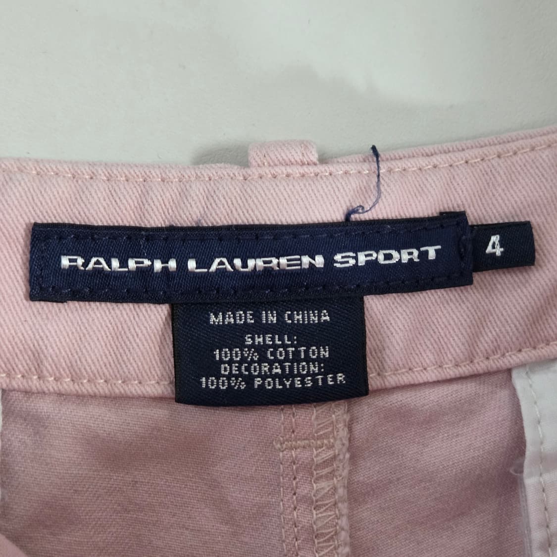 폴로랄프로렌 스포츠 우먼 멀티포니 코튼 쇼츠 연핑크 4 상품이미지4