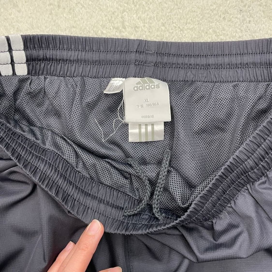 ADIDAS 트랙 조거팬츠 네이비 XL 상품이미지4