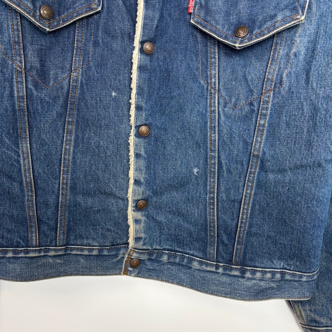 70s 리바이스 데님 셰르파 쉐르파 트러커 자켓 상품이미지5