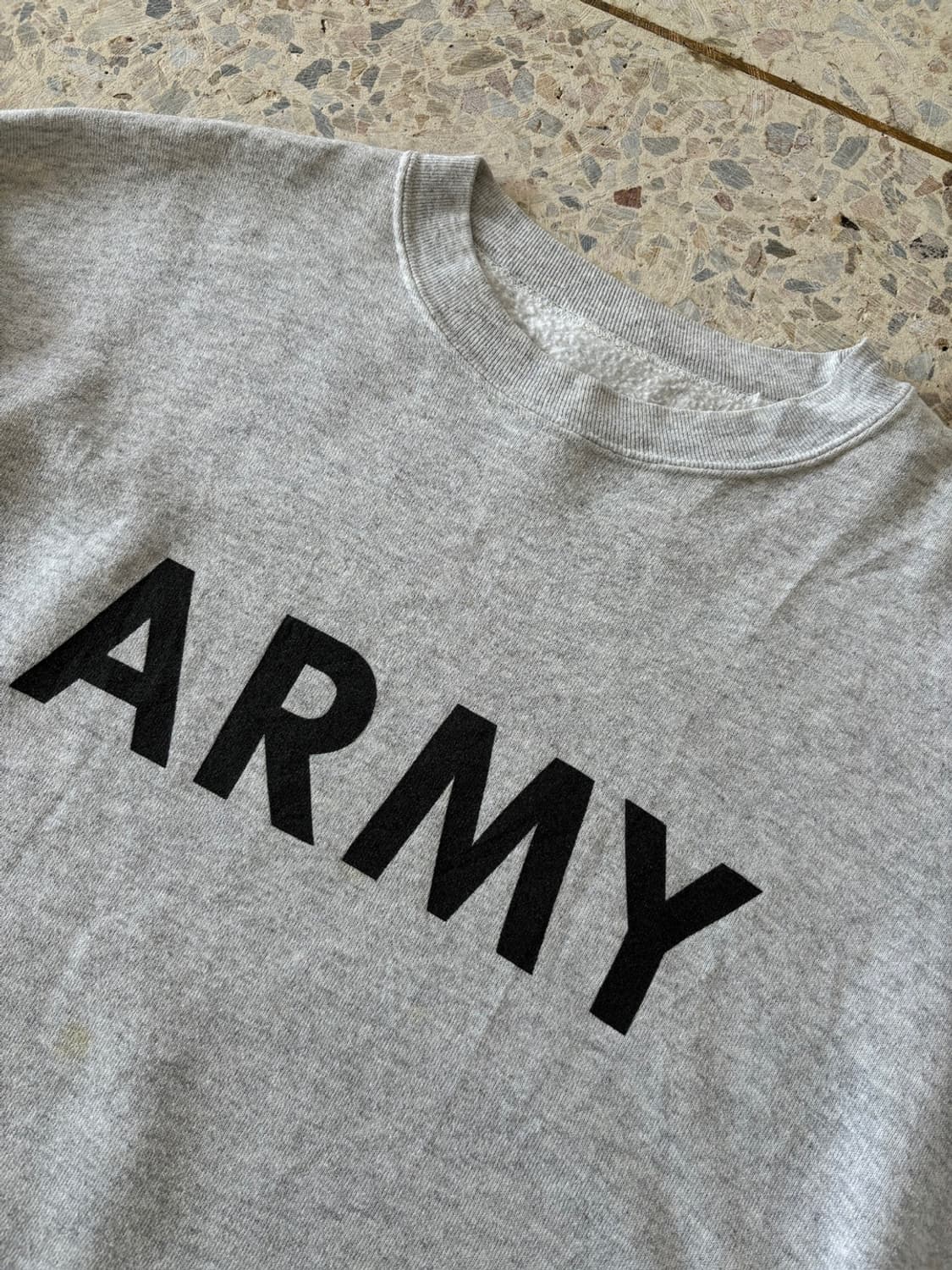 밀리터리 ARMY 맨투맨 그레이 상품이미지6